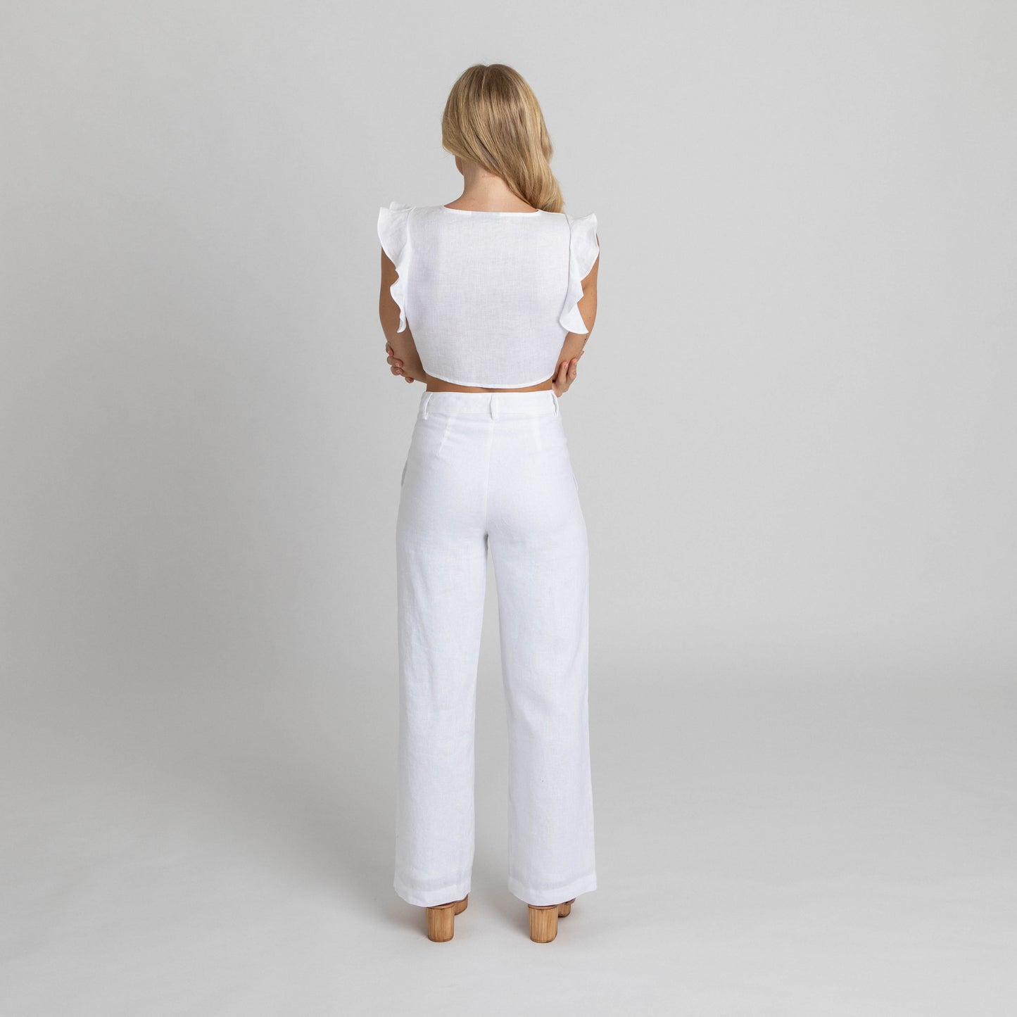 Miss Jane White Crop Top