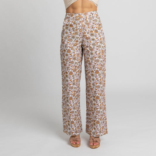 Miss Jane Wide Leg Pants Boho Floral