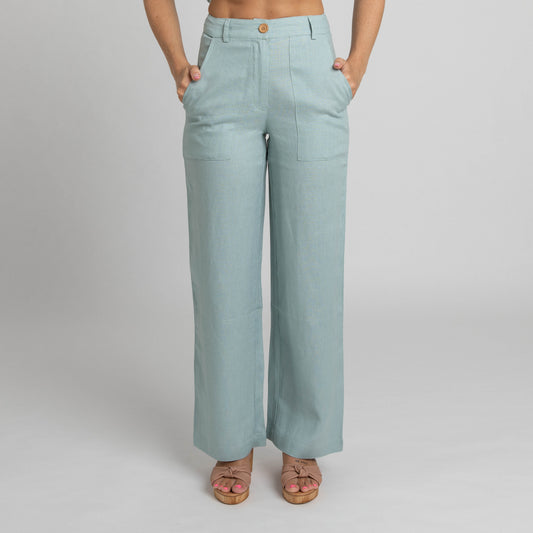 Miss Jane Wide Leg Pants Sage