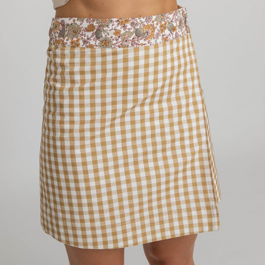 Miss Jane Skirt Boho Gingham