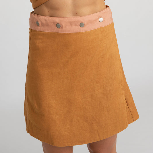 Miss Jane Skirt Mustard Pink