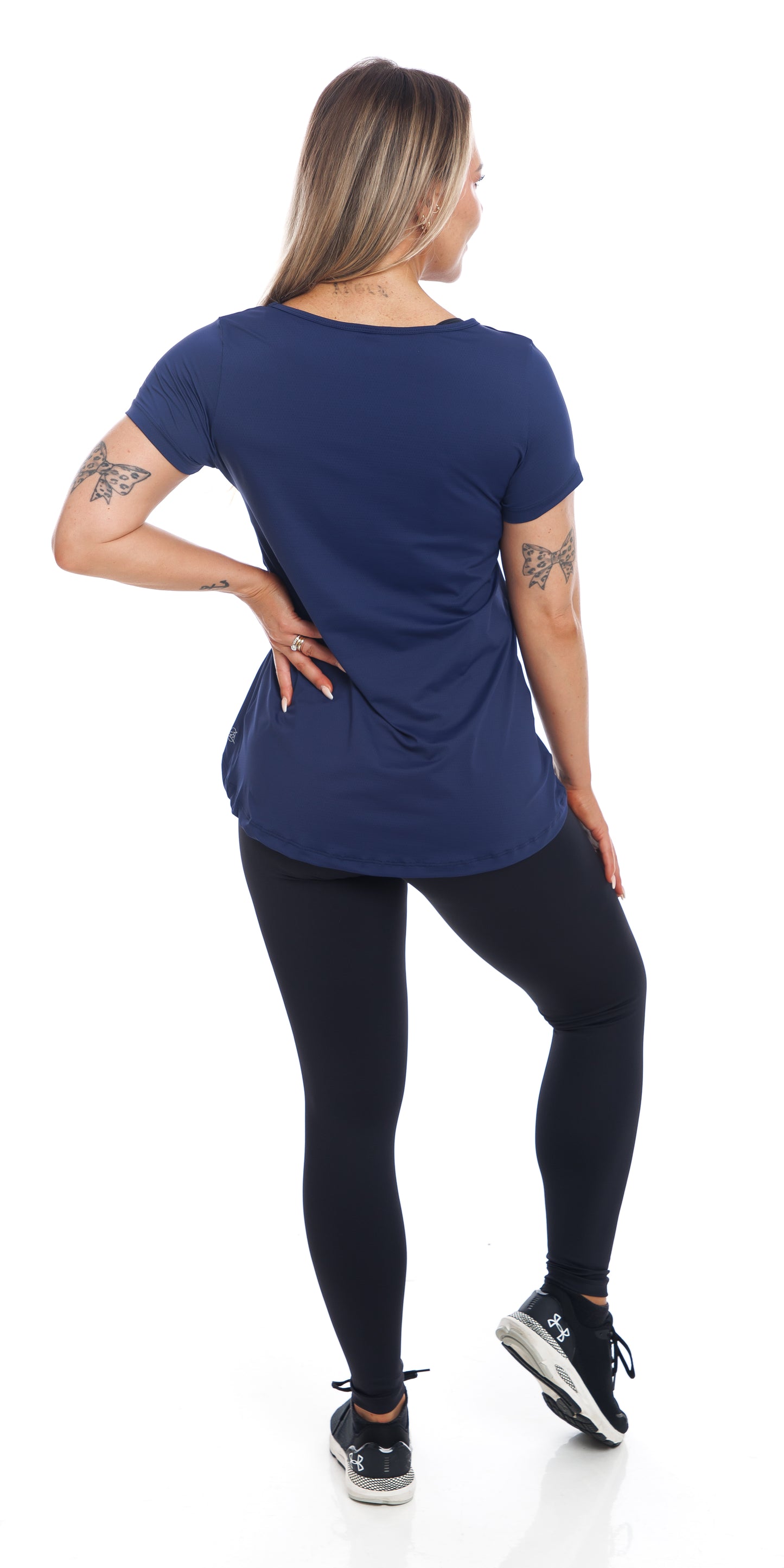 Navy Workout Tee