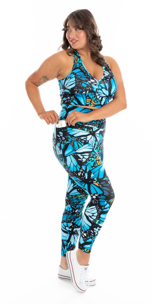 Butterfly Eco Ultra High Waist Leggings with Pockets