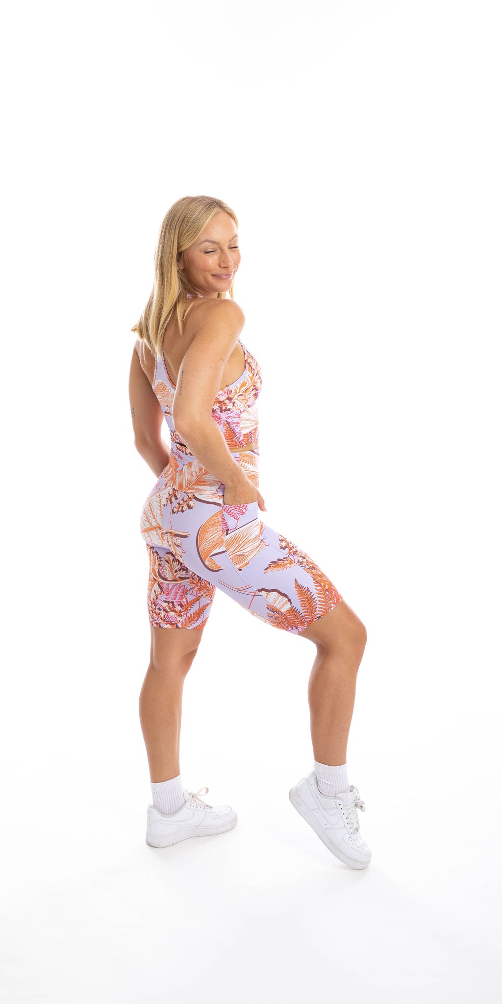 Botanica Eco Biker Shorts with Pockets