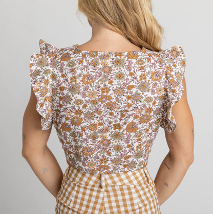 Miss Jane Boho Floral Crop Top