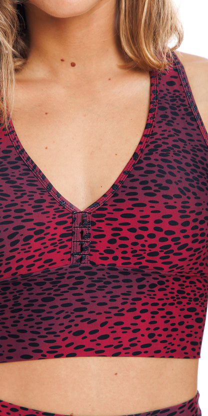 Merlot Eco Racer Back Bra