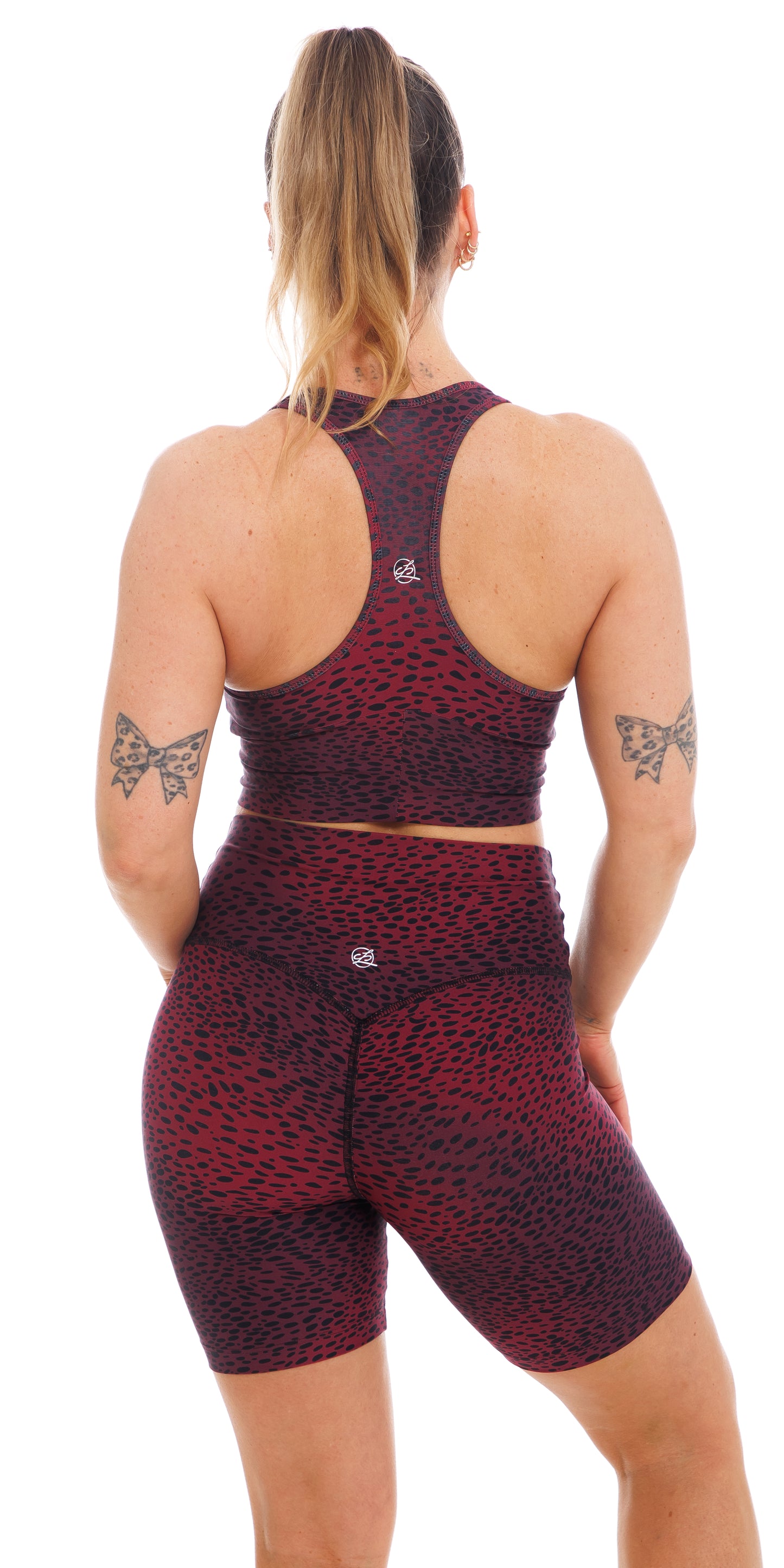 Merlot Eco Sculpt Midi Shorts