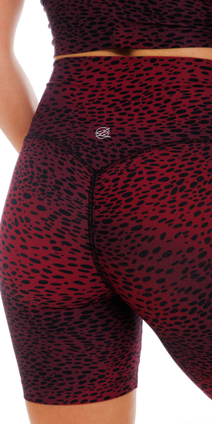 Merlot Eco Sculpt Midi Shorts