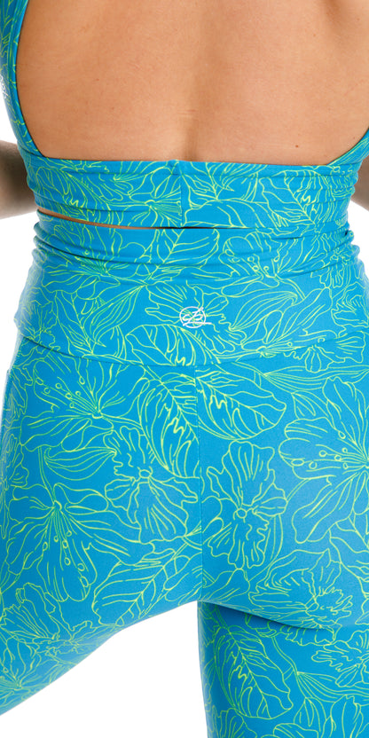 Tropicana Eco Biker Shorts with Pockets