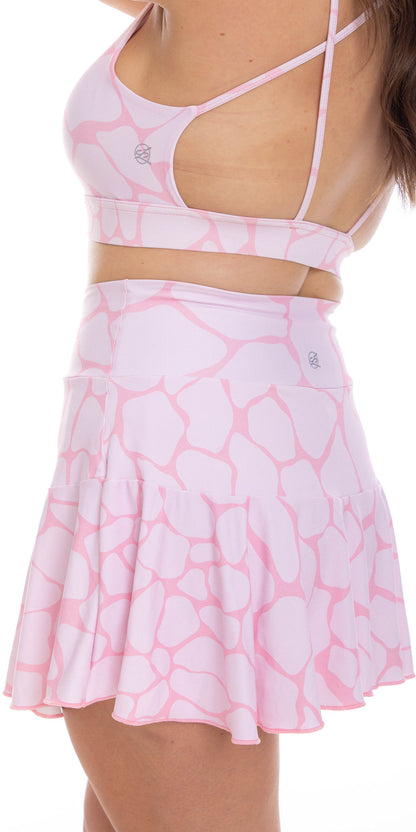 Pink Mink Eco Skort w/pkts