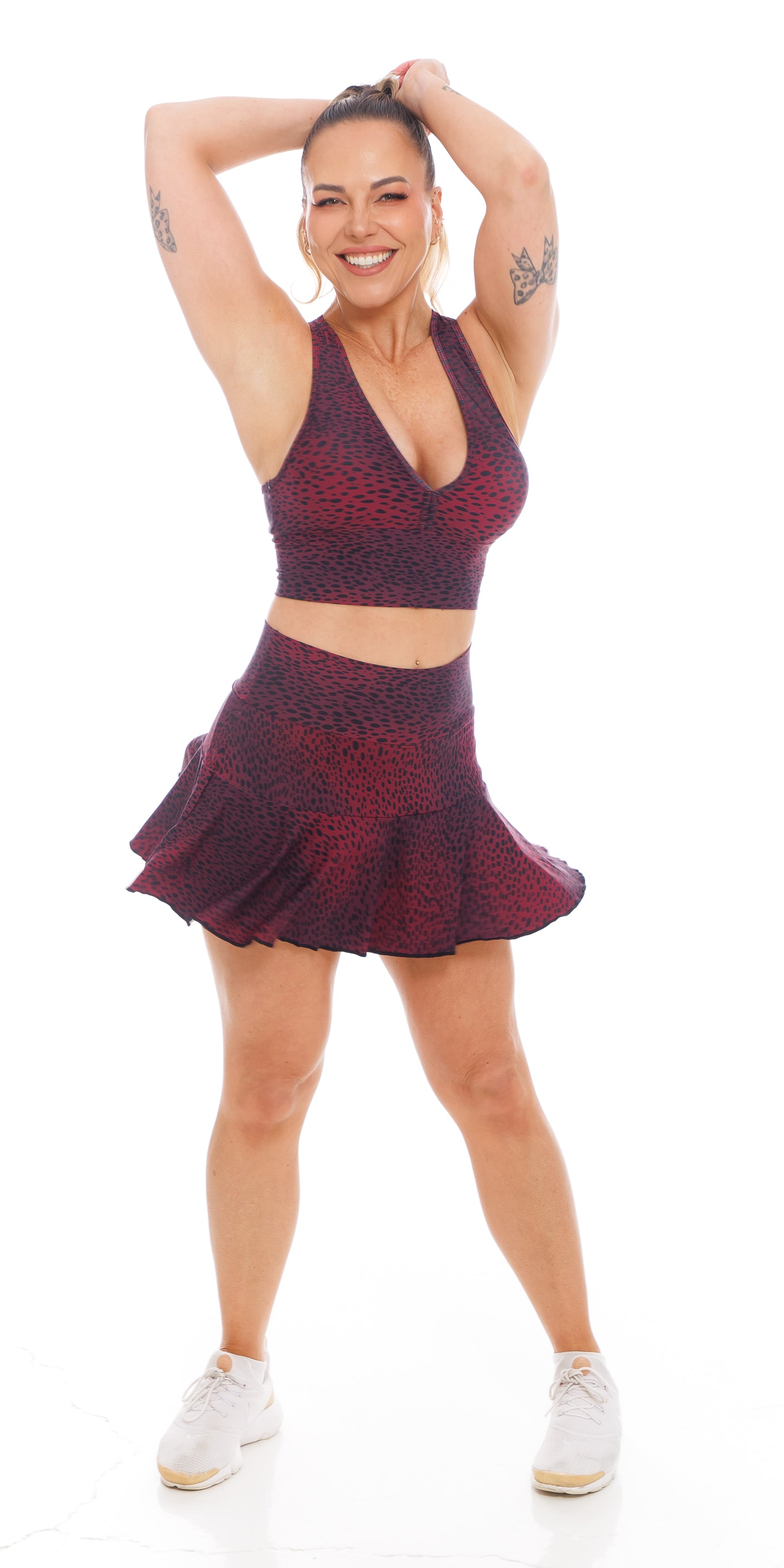 Merlot Eco Skort with Pockets