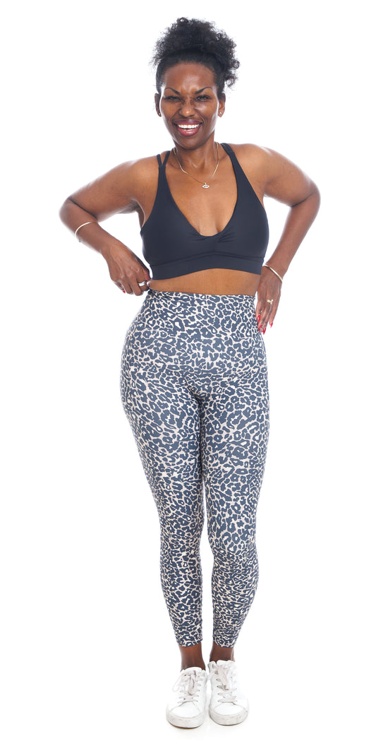 Midnight Leopard Eco Ultra High Waist Leggings with Pockets
