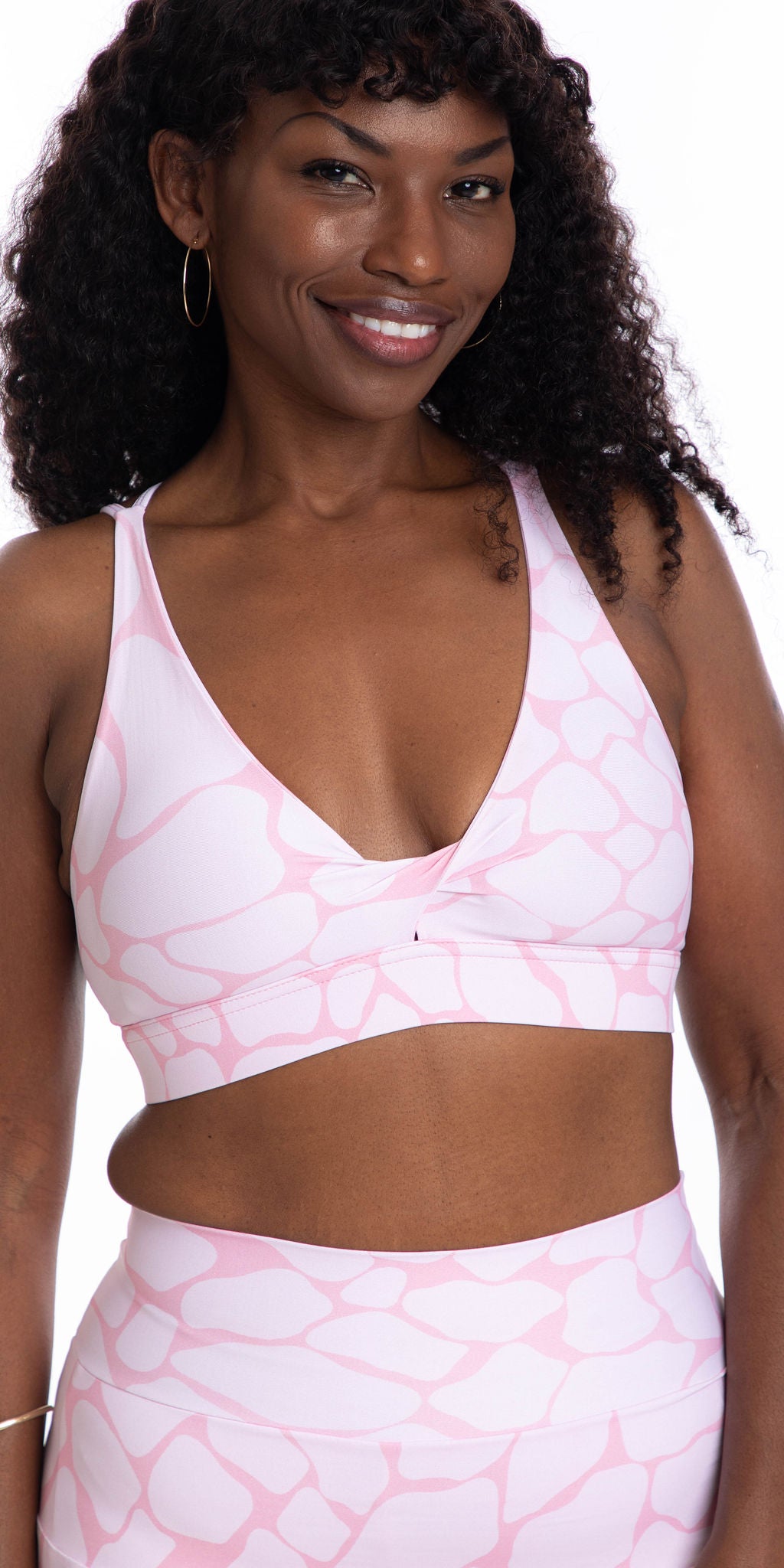 Pink Mink Eco Diamond Back Bra