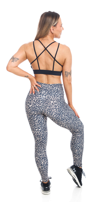Midnight Leopard Eco Ultra High Waist Leggings with Pockets