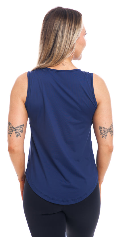 Navy Palm Beach Tank 2.0