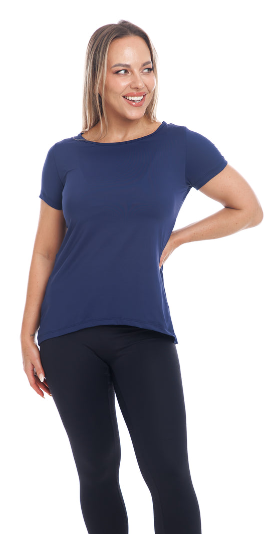 Navy Workout Tee