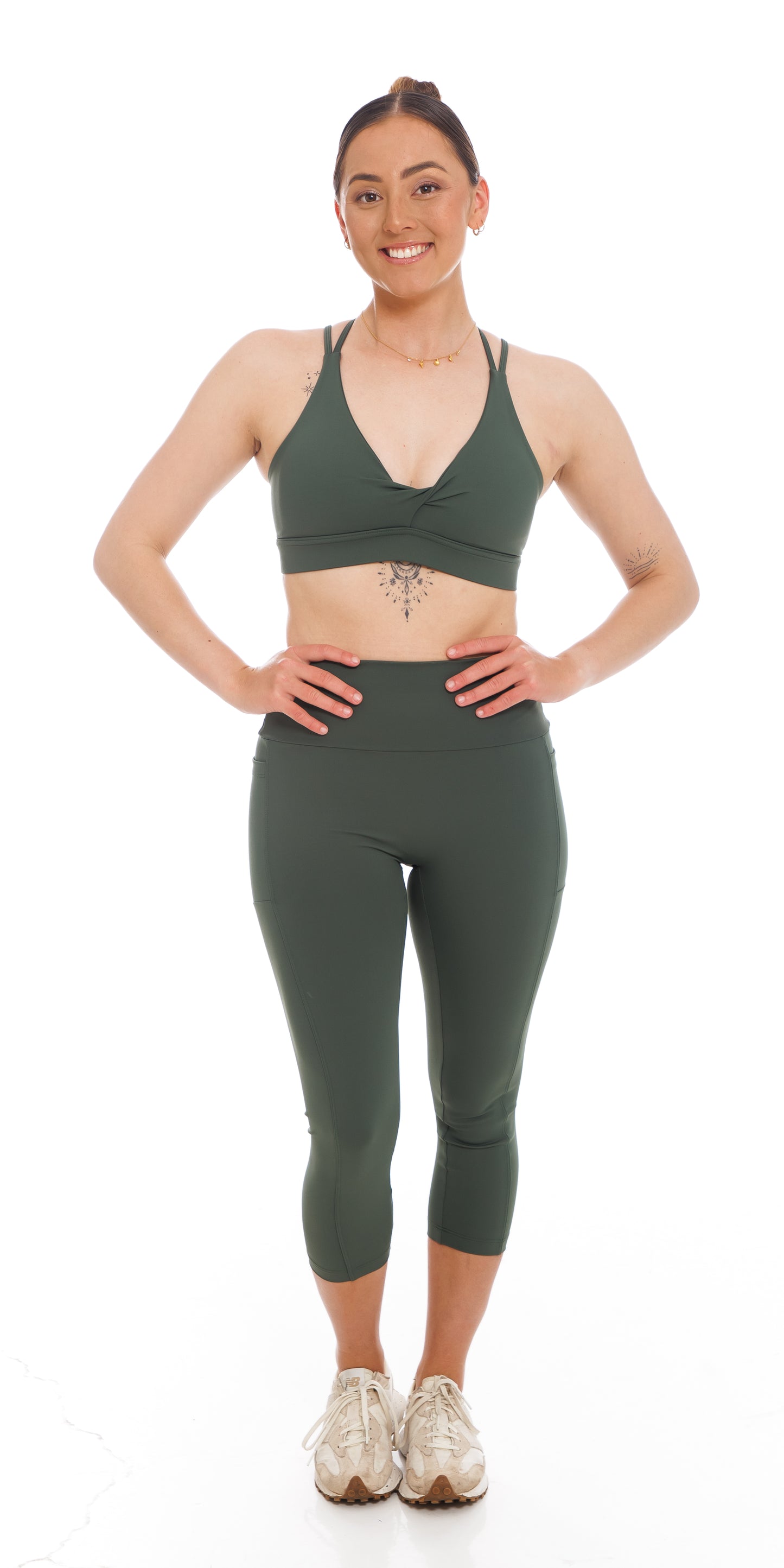Forest Body Luxe 7/8 Leggings with Pockets