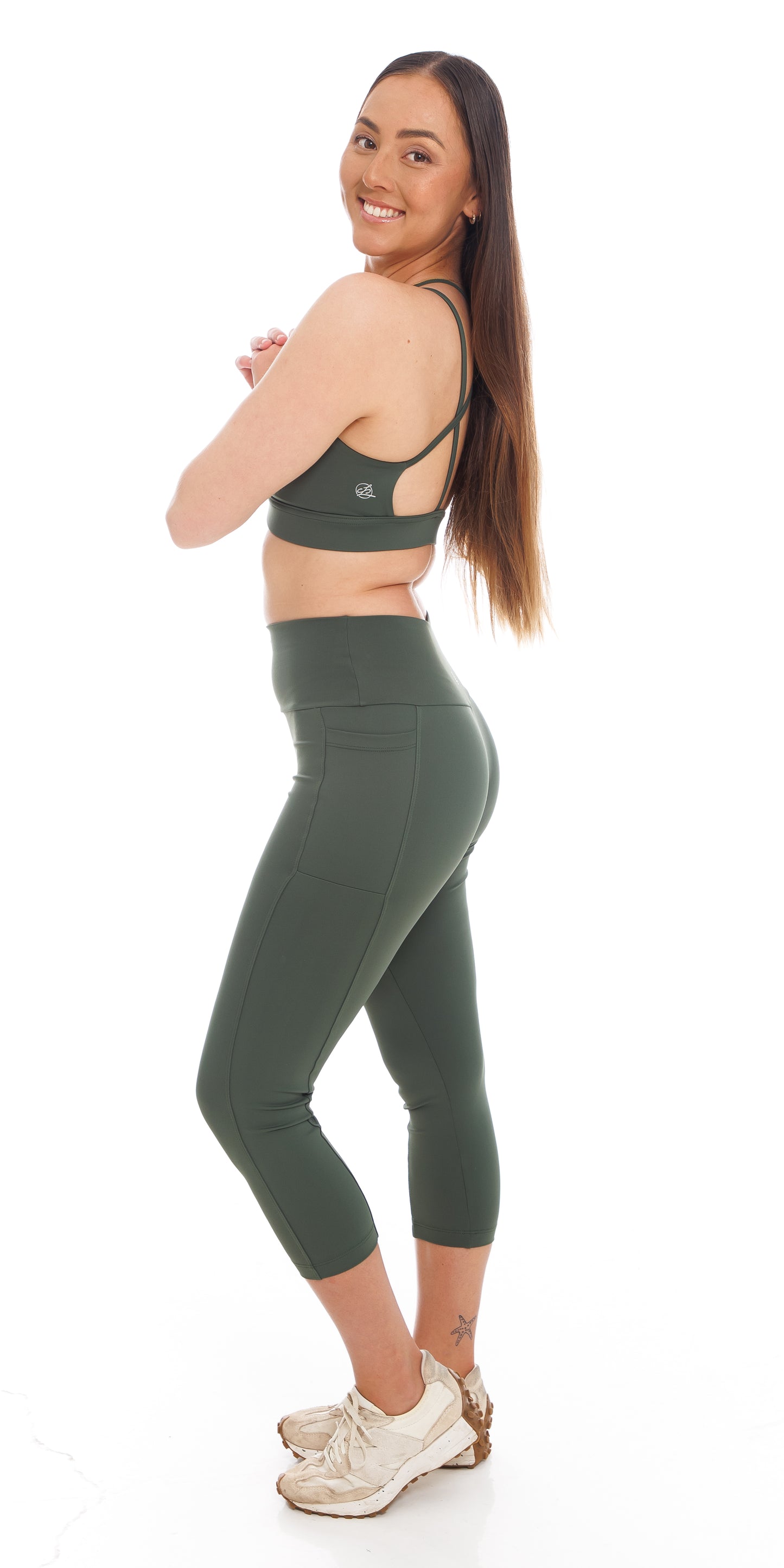 Forest Body Luxe 7/8 Leggings with Pockets
