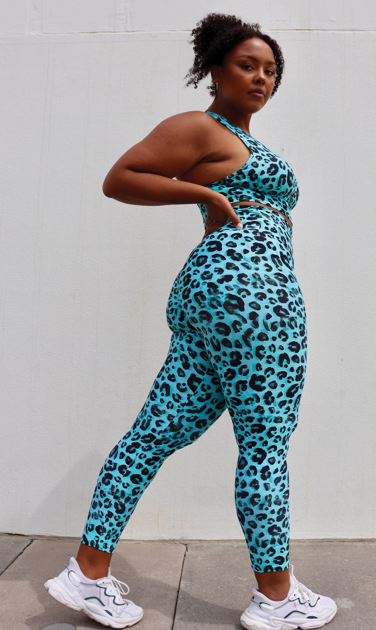Love Leopard - Higher Waisted Capri Length Yoga Leggings