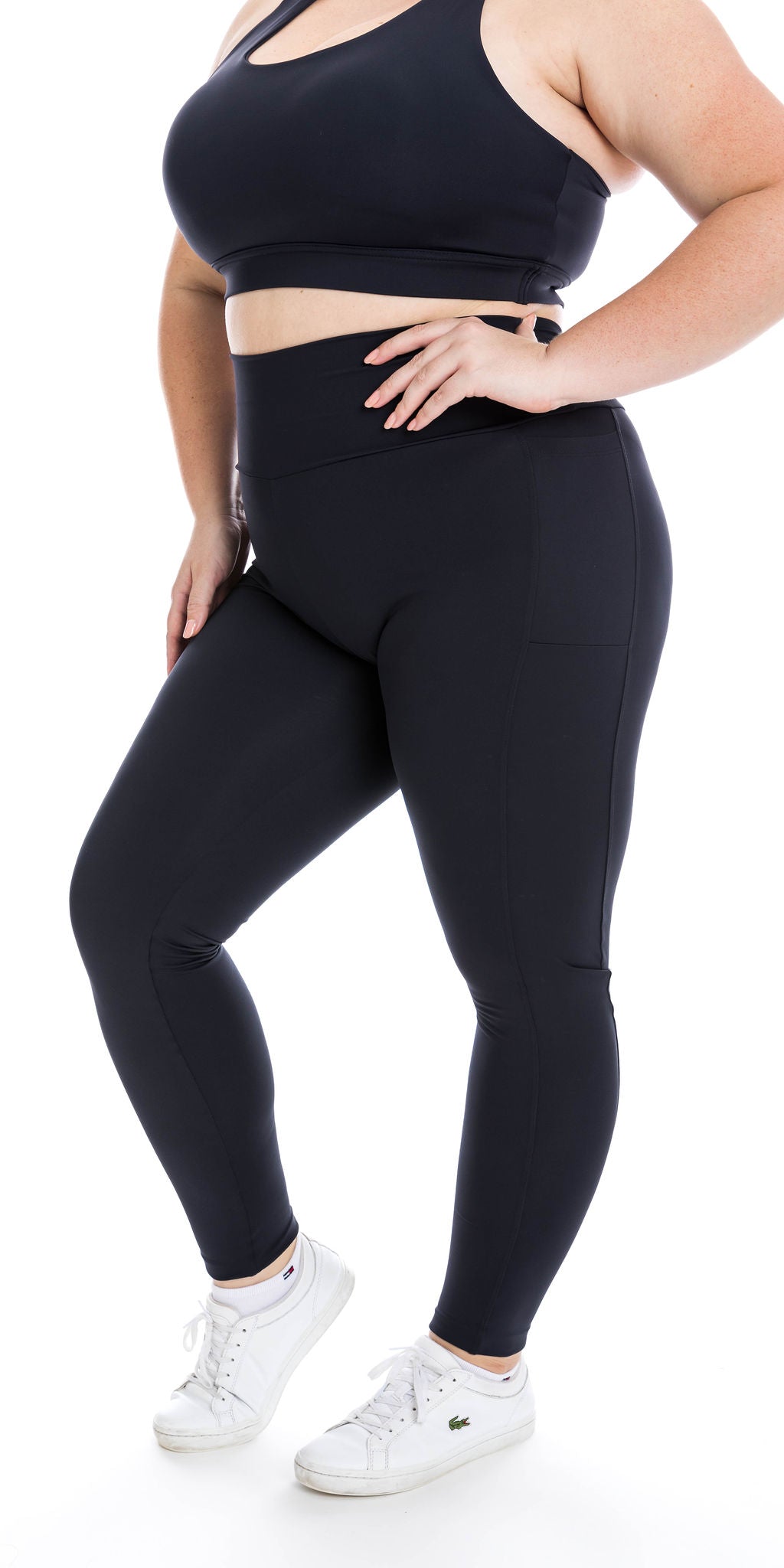 Midnight Body Luxe Ultra High Waist Leggings with Pockets – Carra Lee Active